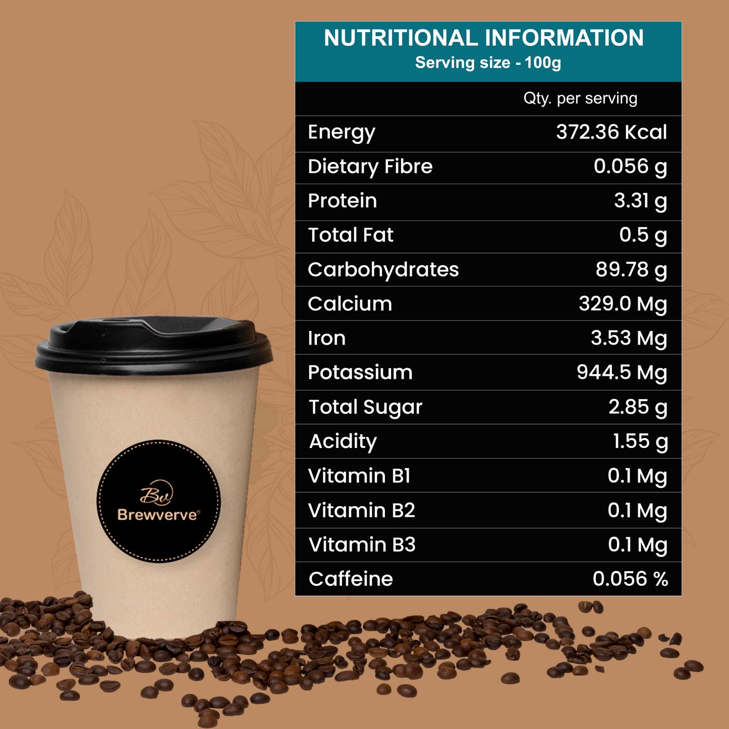 Brewverve Premium Coffee Hazelnut