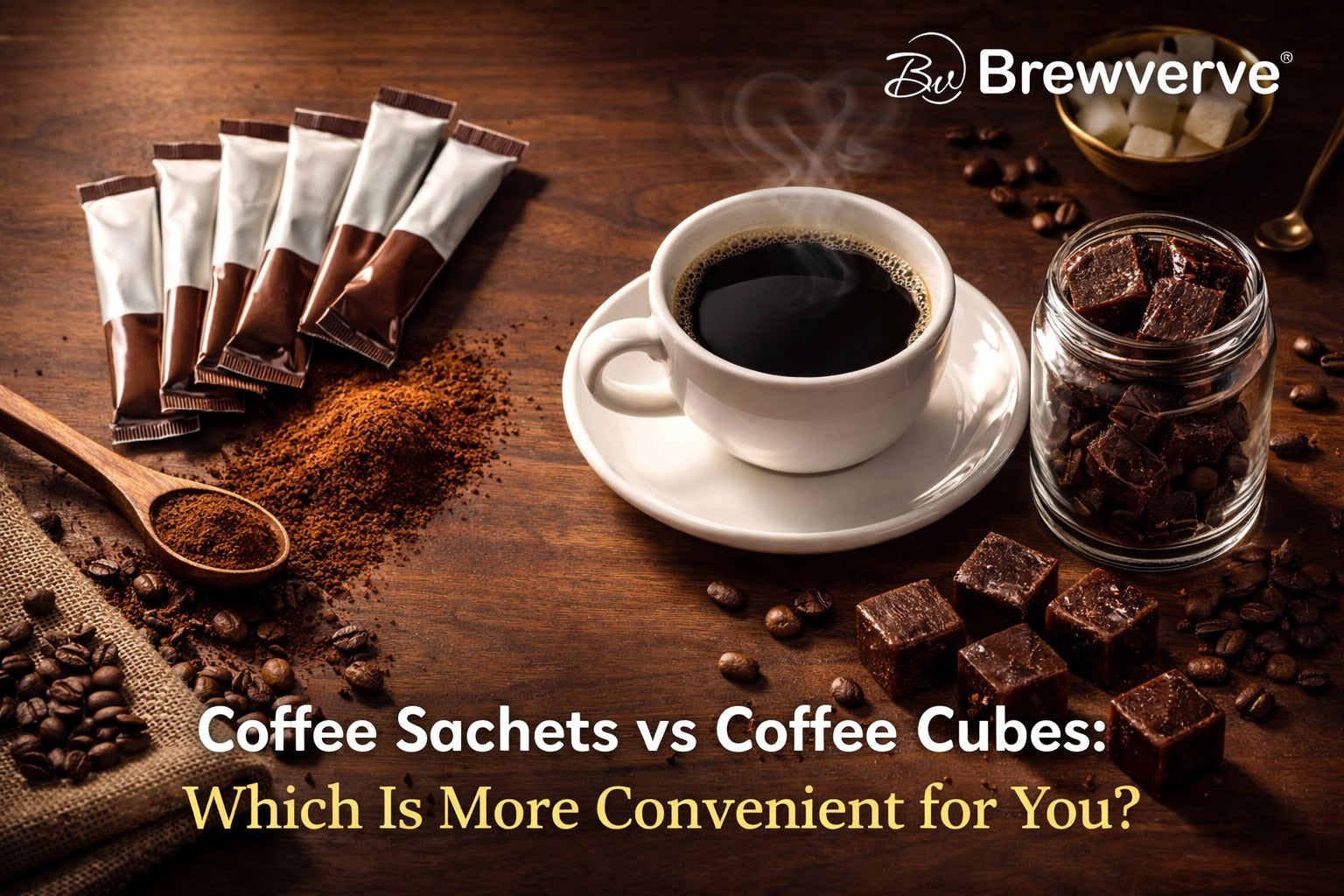Coffee Sachets vs Coffee Cubes: Which Is More Convenient for You?