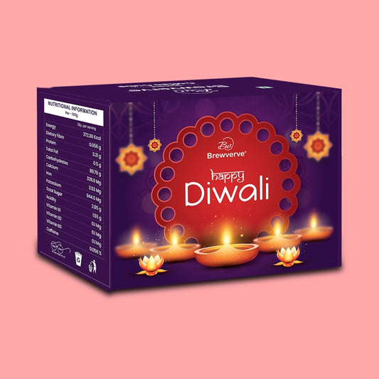 Brewverve Diwali Edition Assorted Coffee Cube Box - 12 Cubes