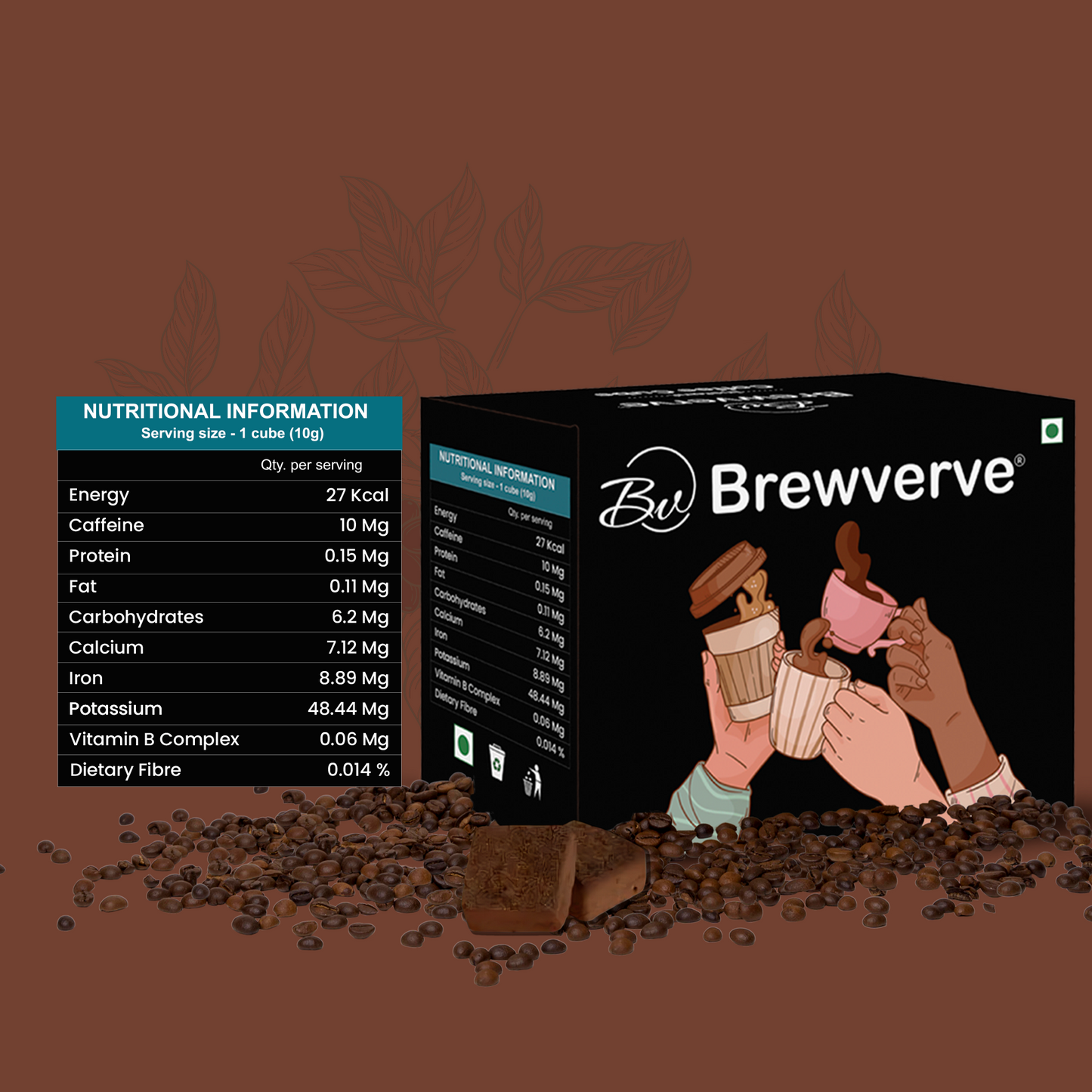 Brewverve Coffee Cube Belgium Chocolate