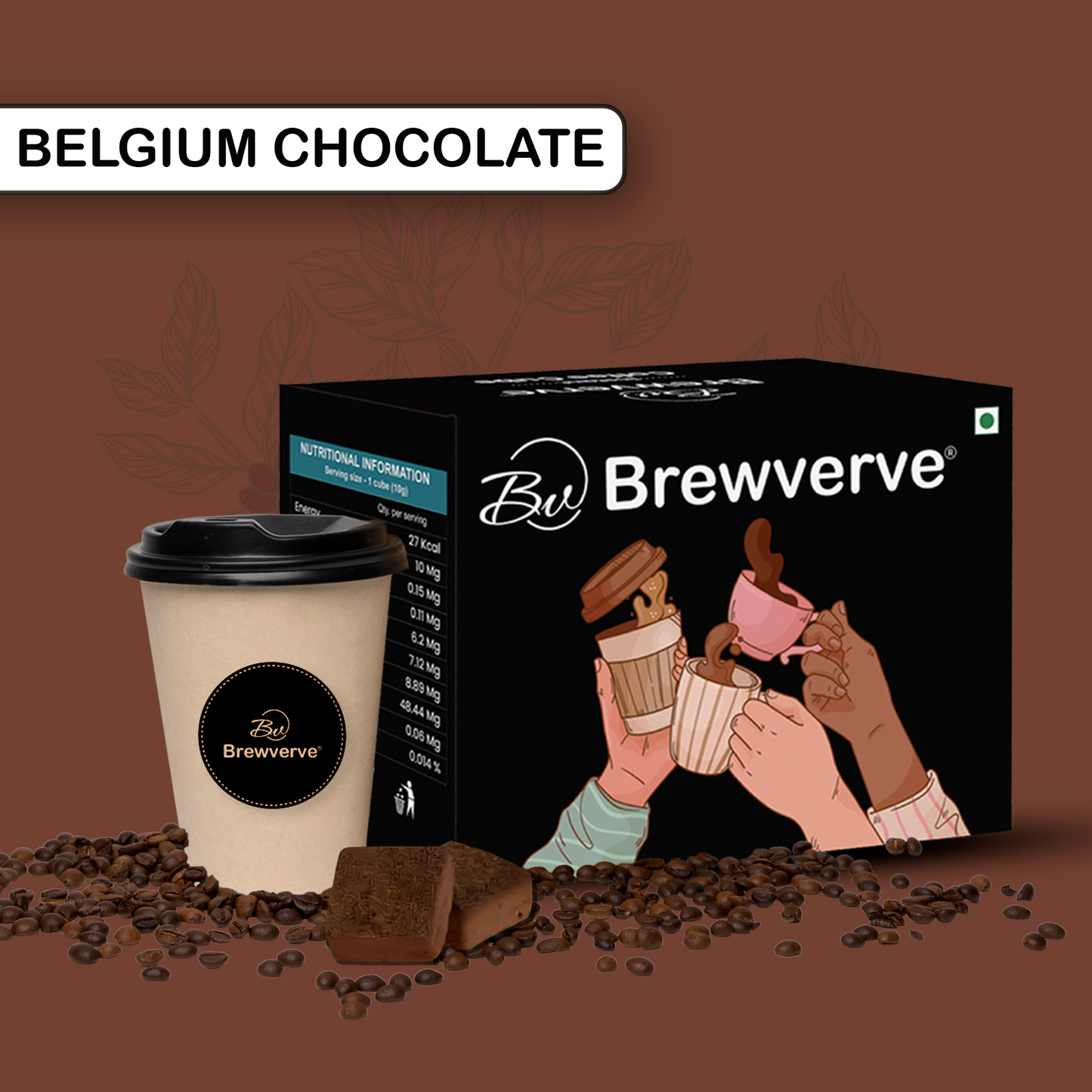 Brewverve Coffee Cube Belgium Chocolate