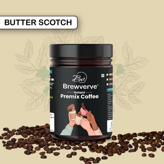 Brewverve Instant Premix Coffee Butter scotch