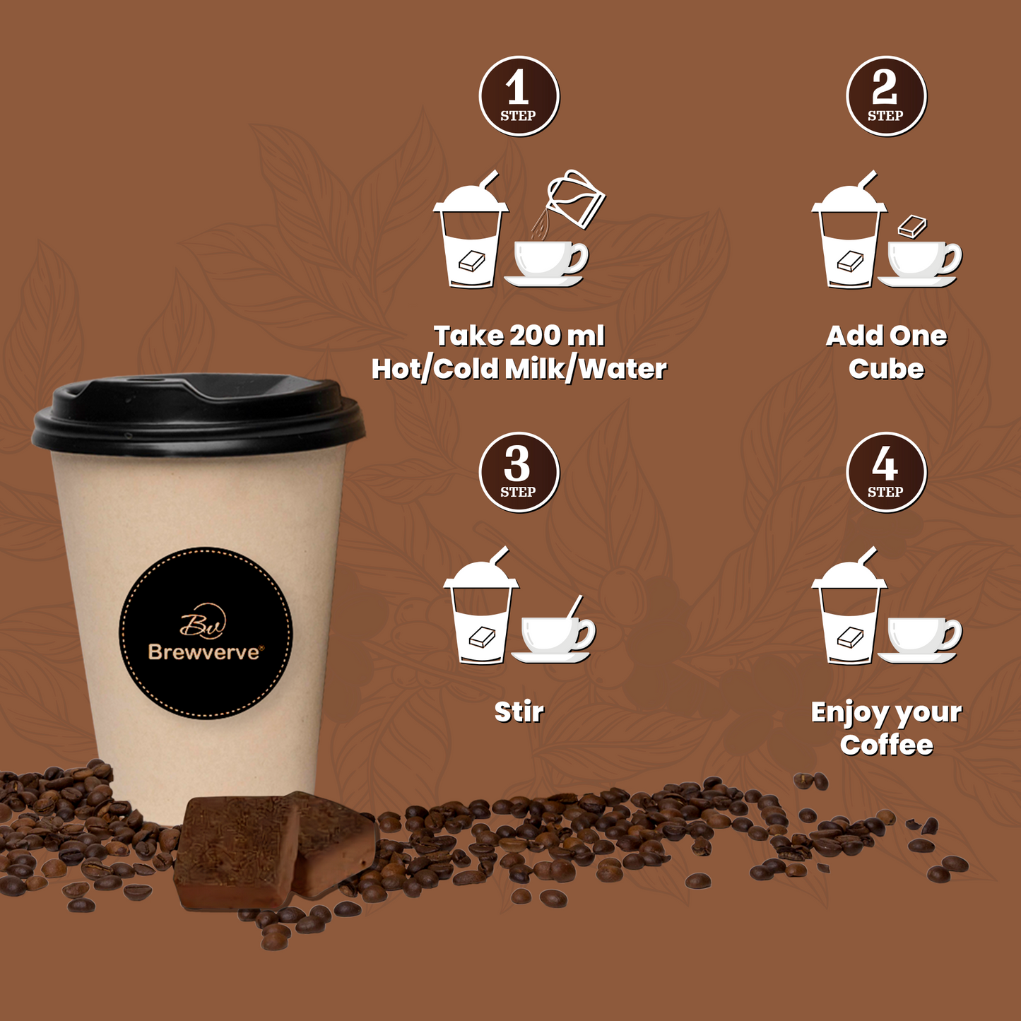 chocolate Coffee cube