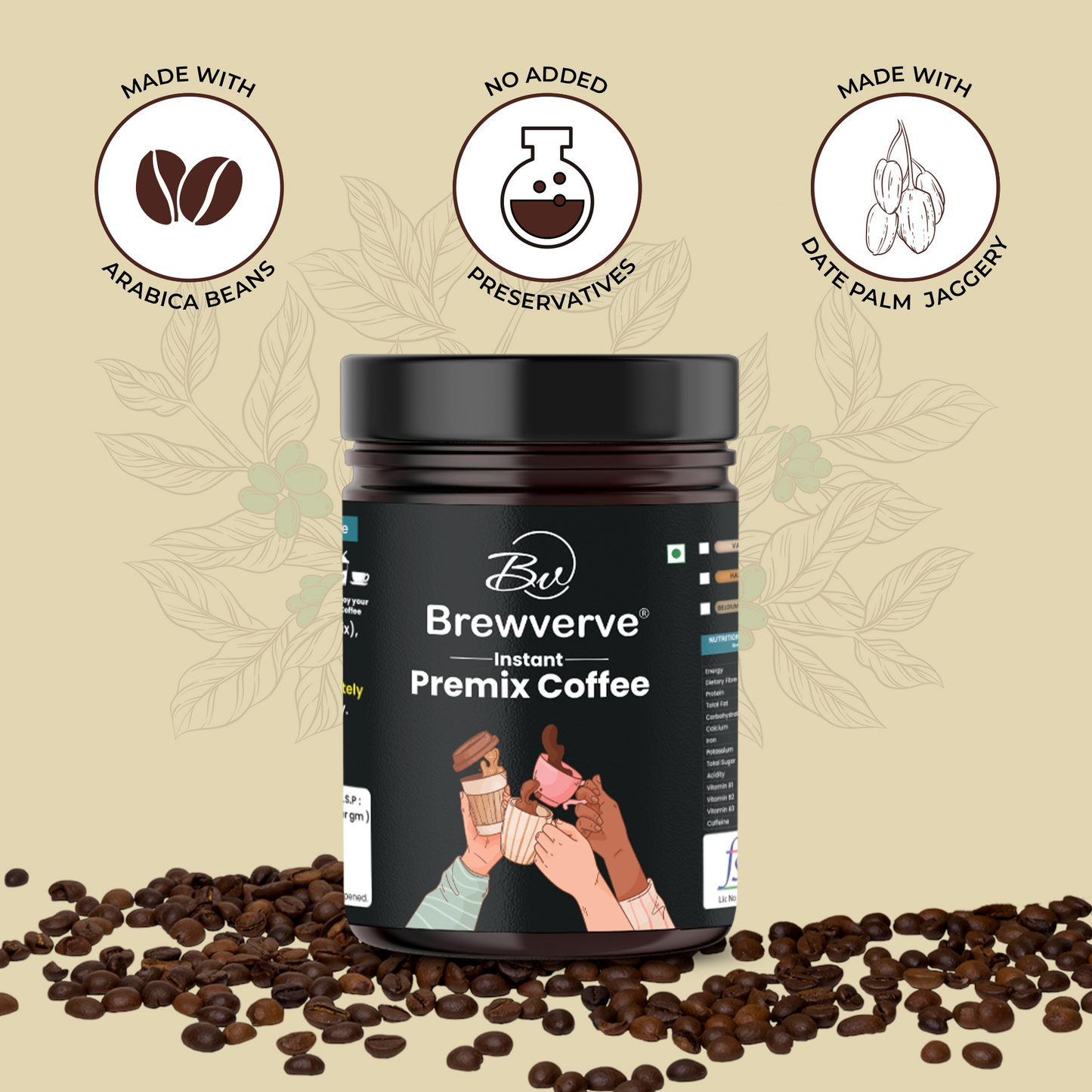 Butter scotch Coffee Premix