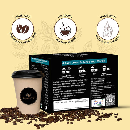 Vanilla coffee cube