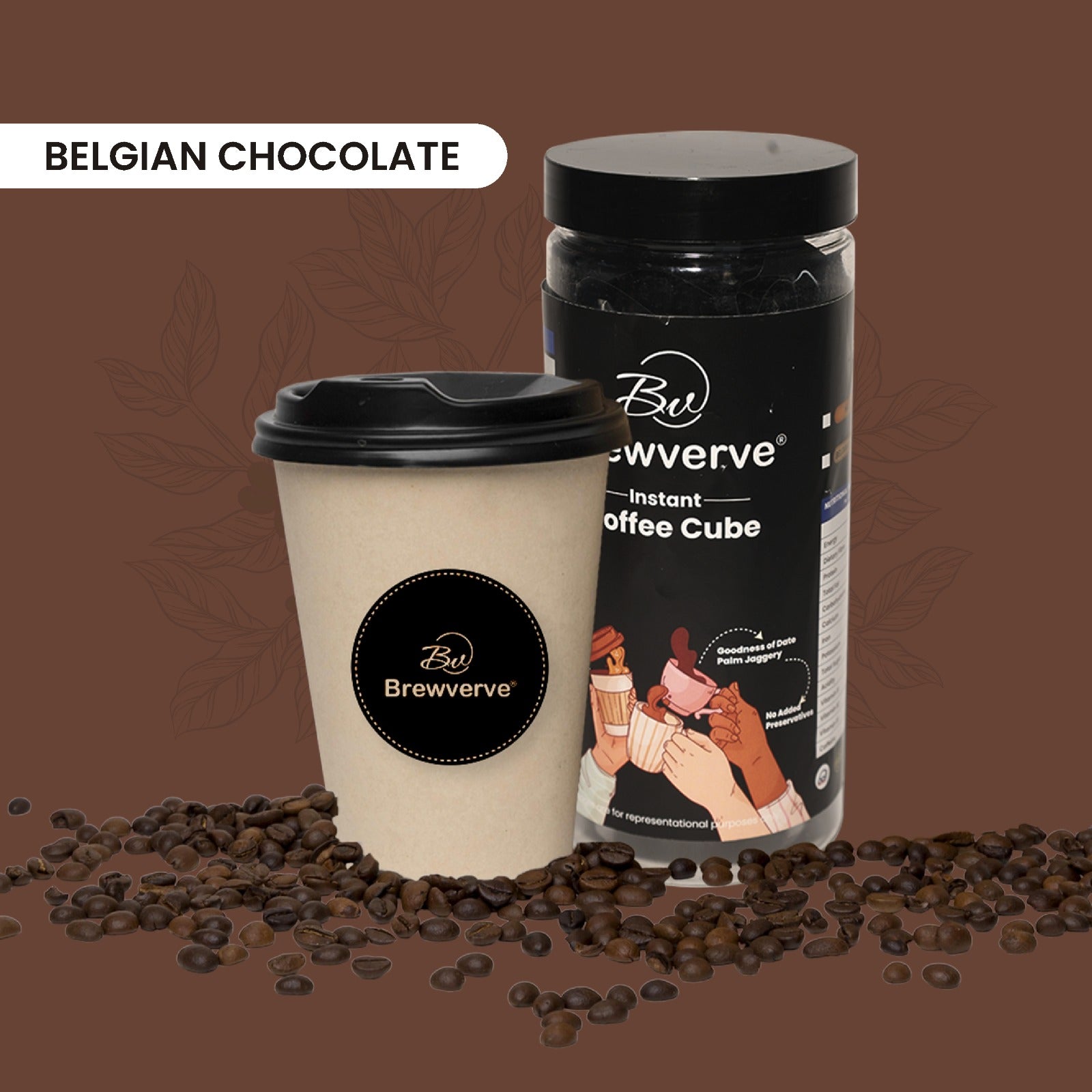 Brewverve Coffee Cube Belgian Chocolate