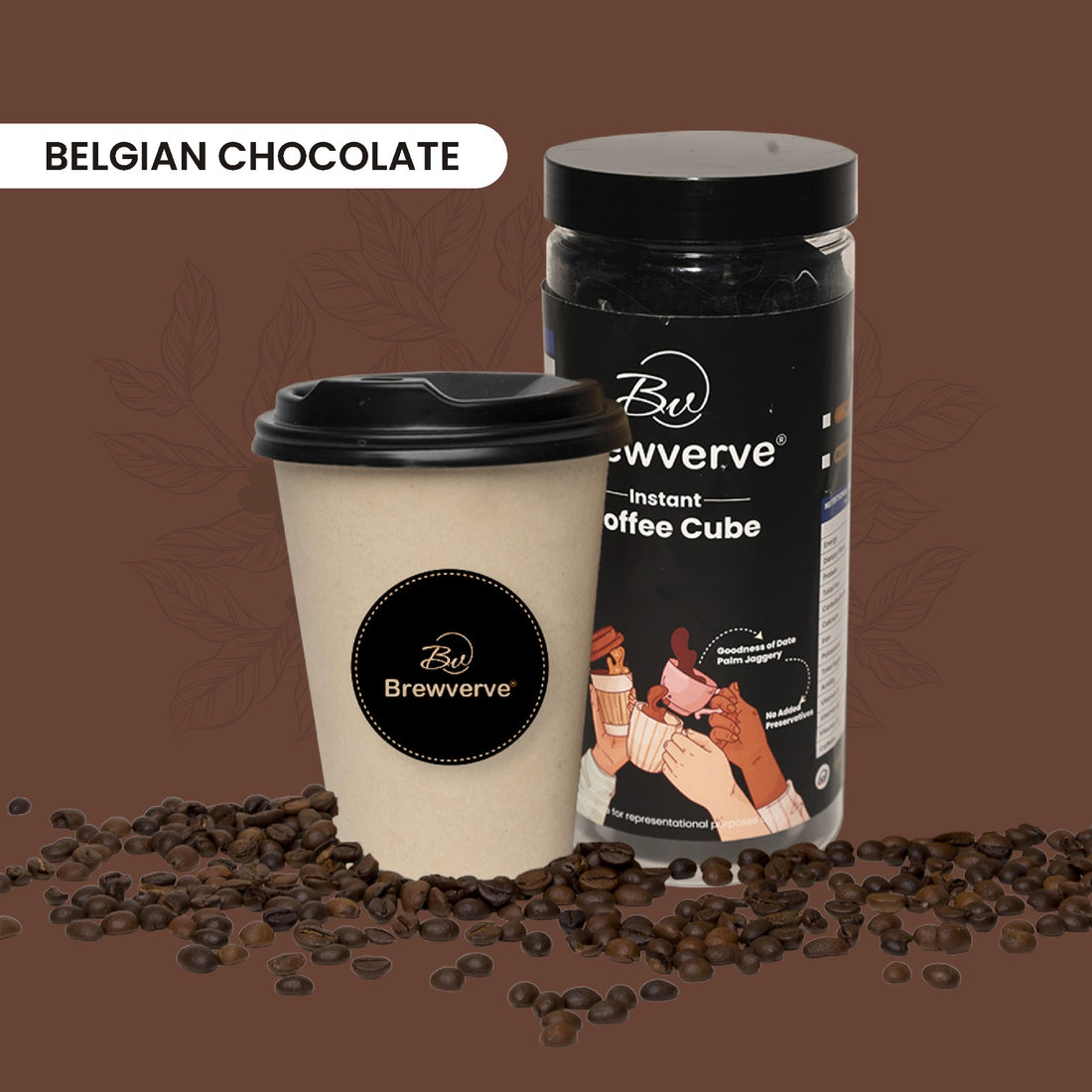 Brewverve Coffee Cube Belgian Chocolate