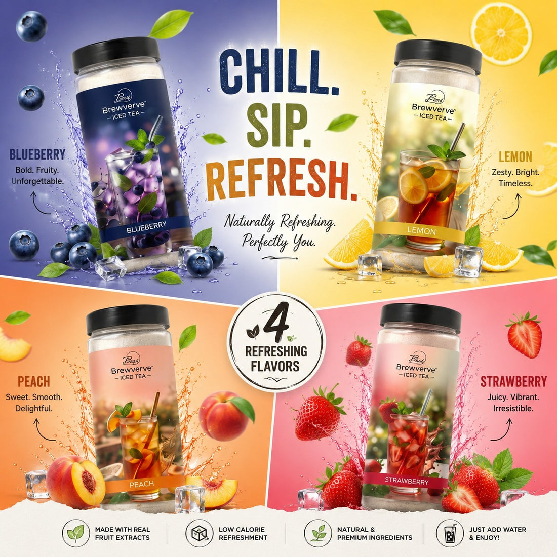 Build Your Own Ice Tea Combo Pack (Choose Any 4 Flavors)